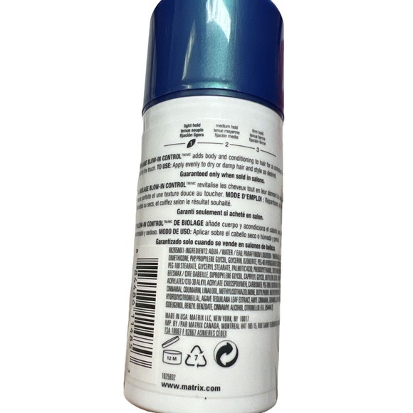 Matrix Biolage Blue Agave Blow-In Control -3.4 oz - Fast - Picture 3 of 3